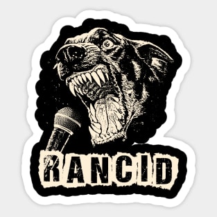 rancid ll scream Sticker